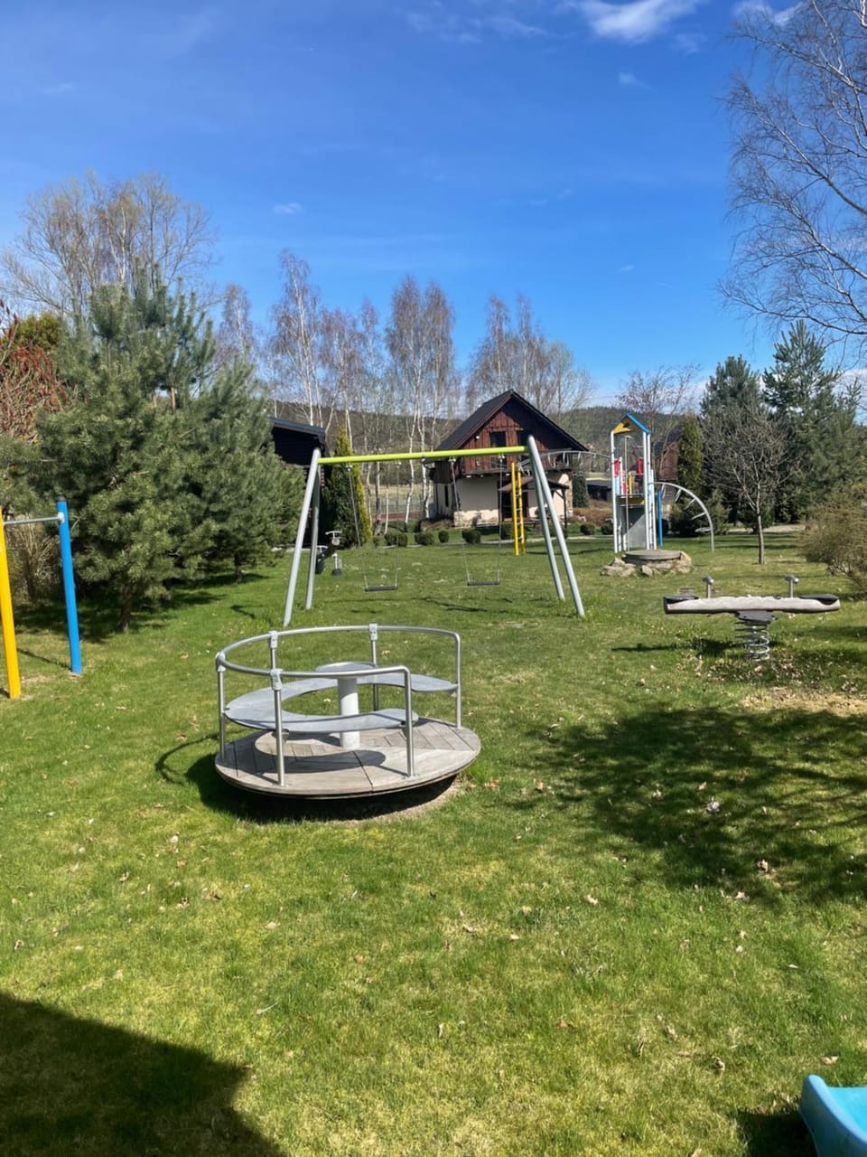 Spring, Day, Natural landscape, Children play ground