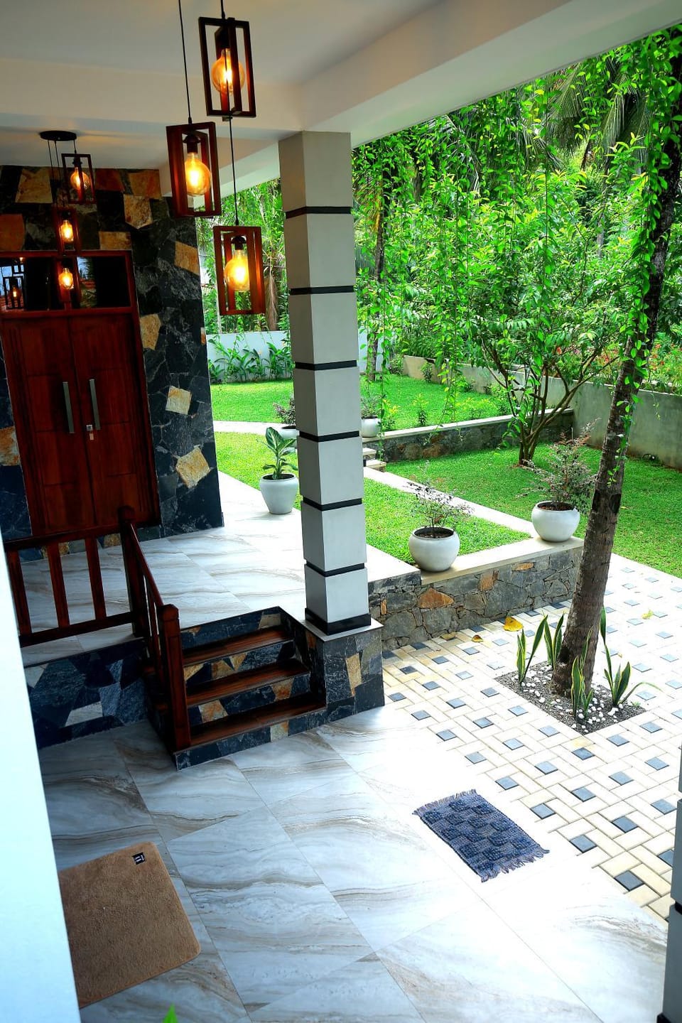 Property building, Day, Seating area, Garden view