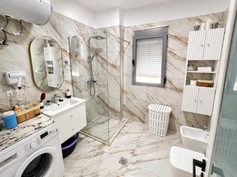 Toilet, bidet, washing machine