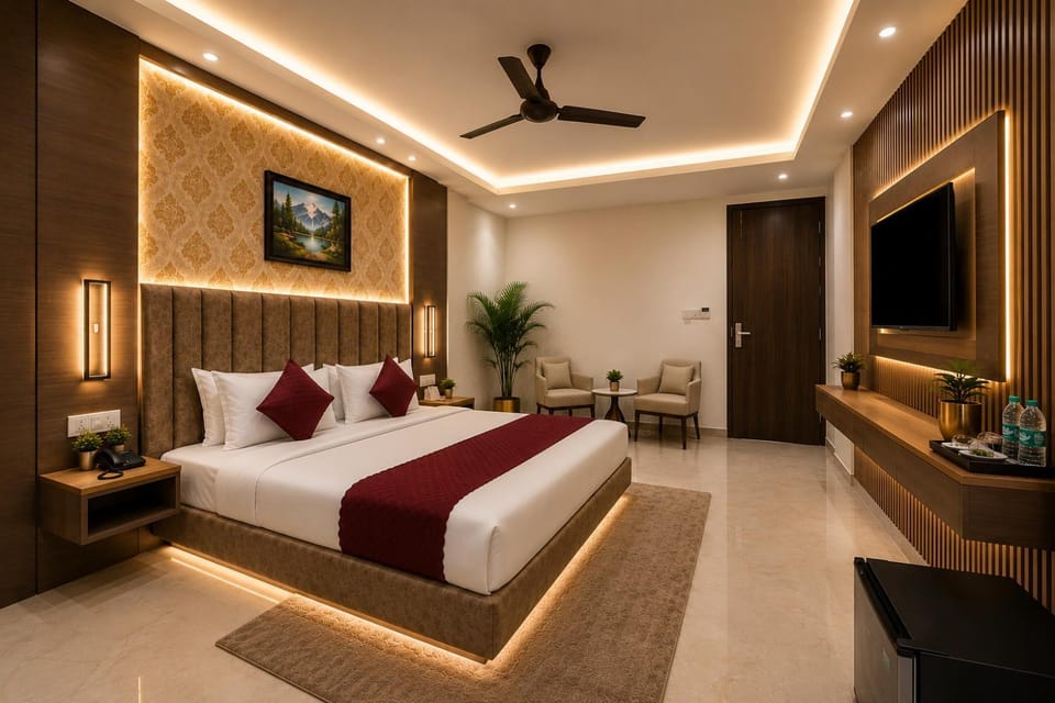 Bed, TV and multimedia, Photo of the whole room, Bedroom, wardrobe