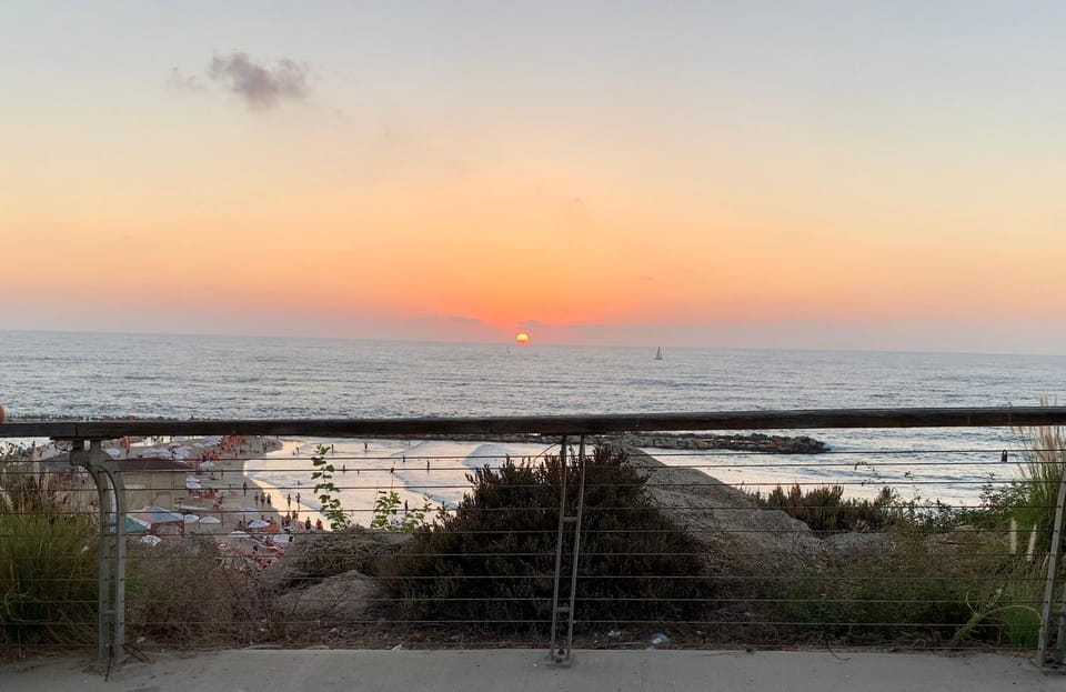 Property building, Nearby landmark, Day, Natural landscape, Beach, Sea view, Sunset