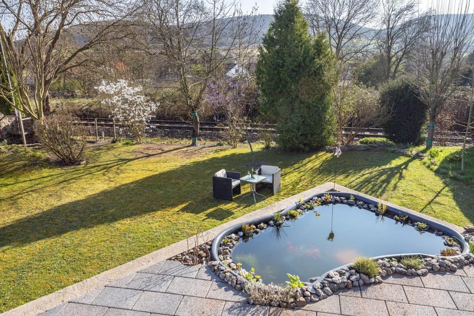 Property building, Living room, Swimming pool