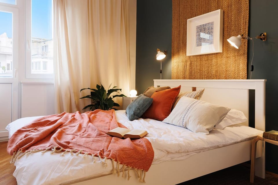 Bed, Bedroom, heating, internet