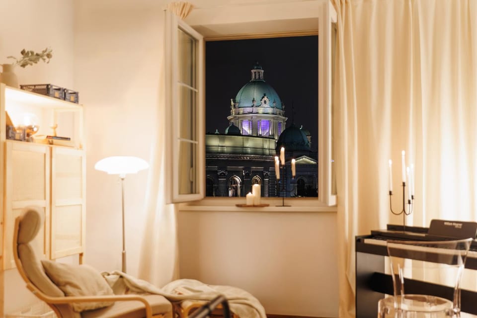 View (from property/room), Bedroom, Landmark view, air conditioner
