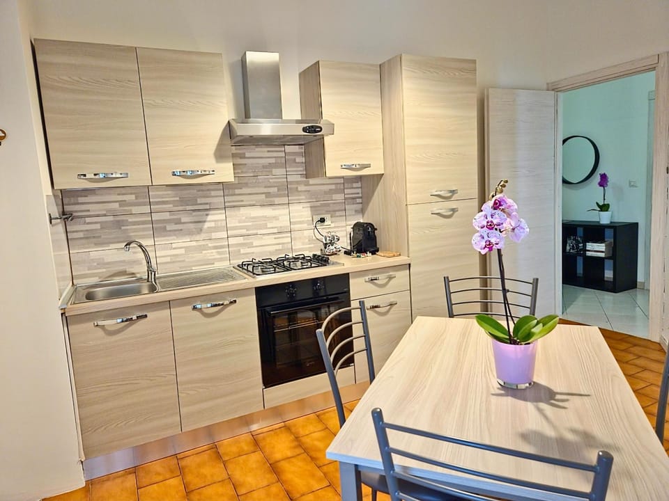 Kitchen or kitchenette, Dining area, oven, stove