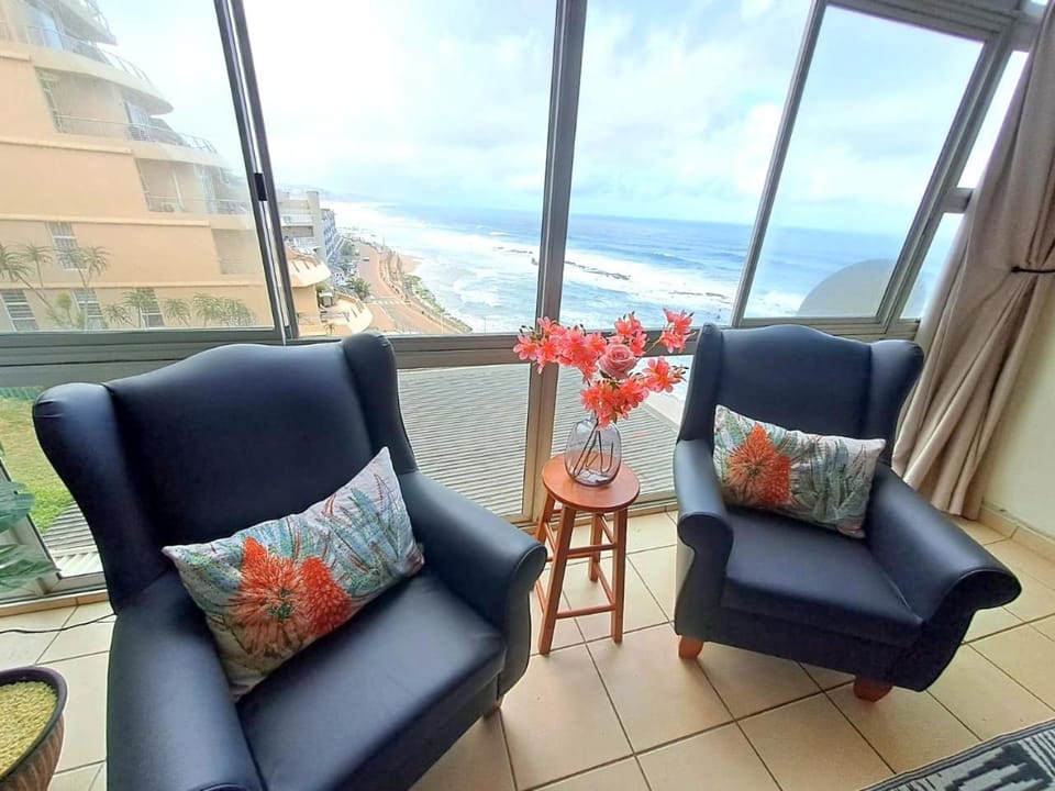 Living room, Seating area, Sea view