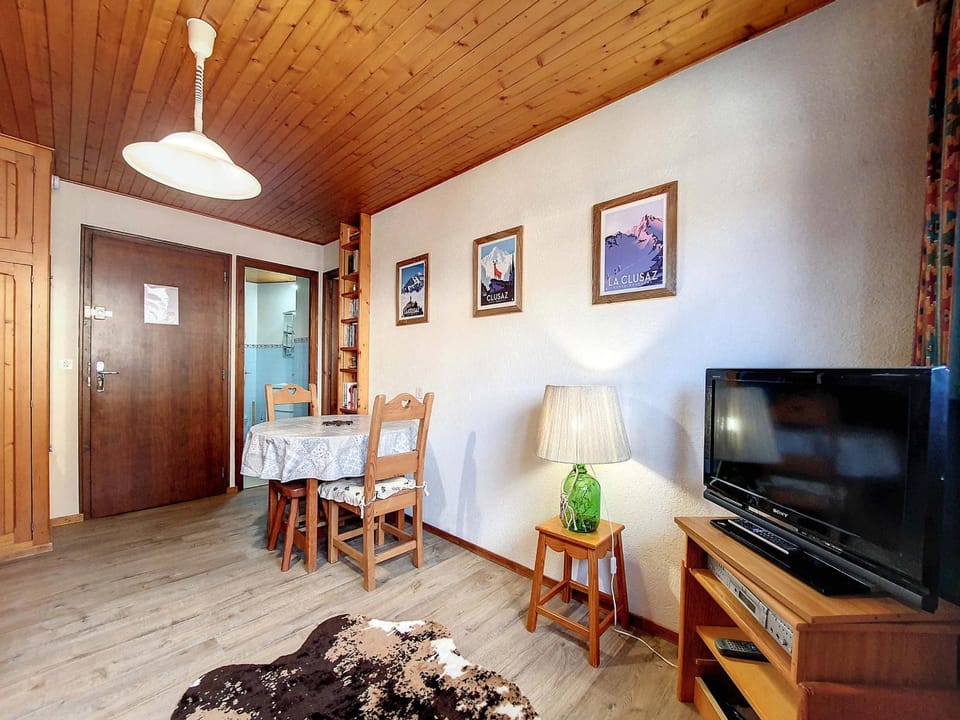 Studio cosy pour 2 pers à La Clusaz, animaux admis - FR-1-818-59 Apartment in La Clusaz