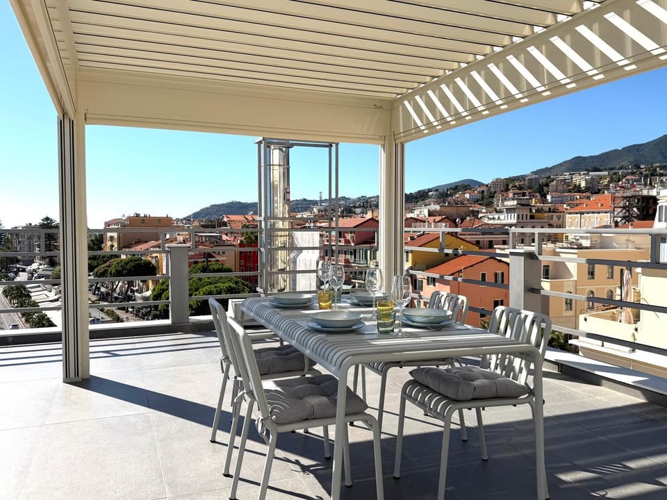 Zaffiro Attico Sanremo- stunning view Terrace Apartment in Sanremo