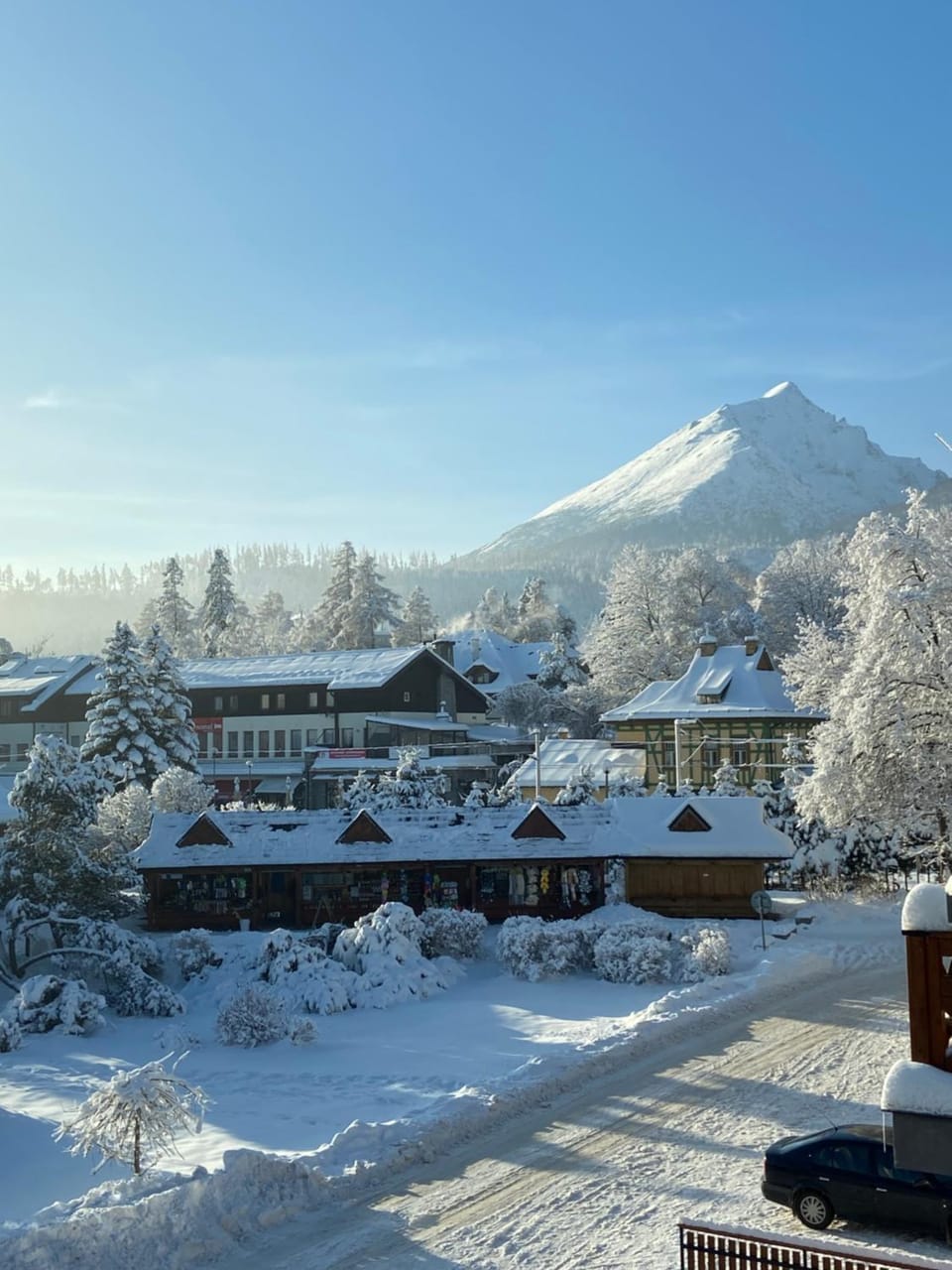 Winter, Mountain view
