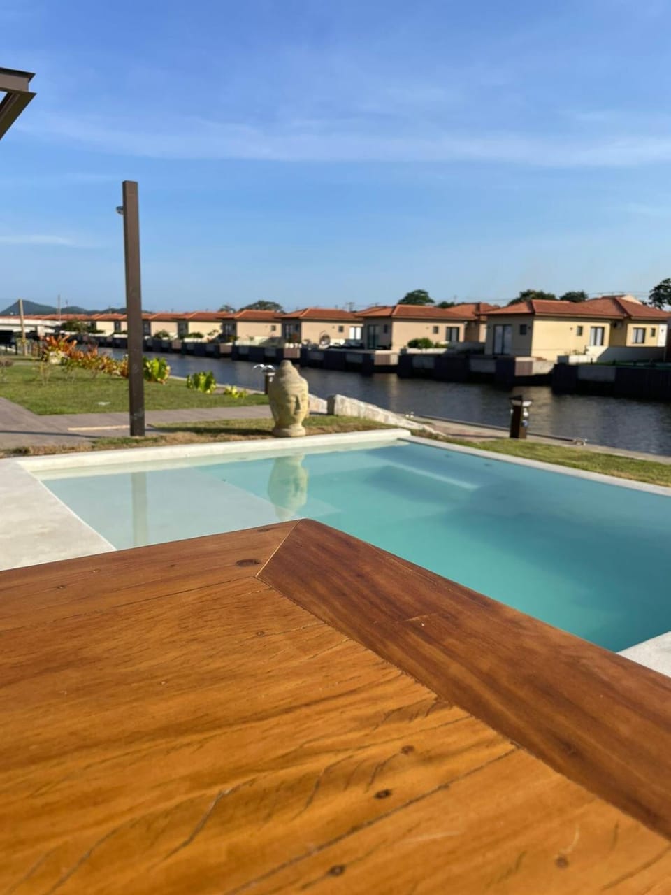 Natural landscape, Pool view, Swimming pool