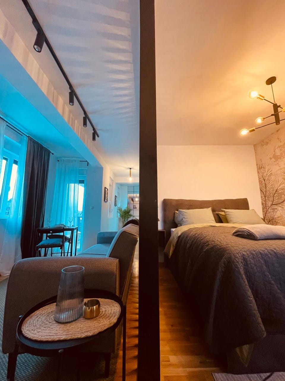 Living room, Seating area, Bedroom