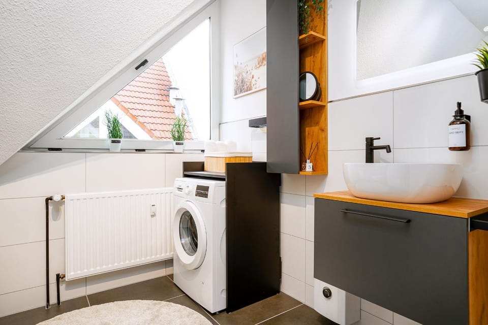 Bathroom, washing machine