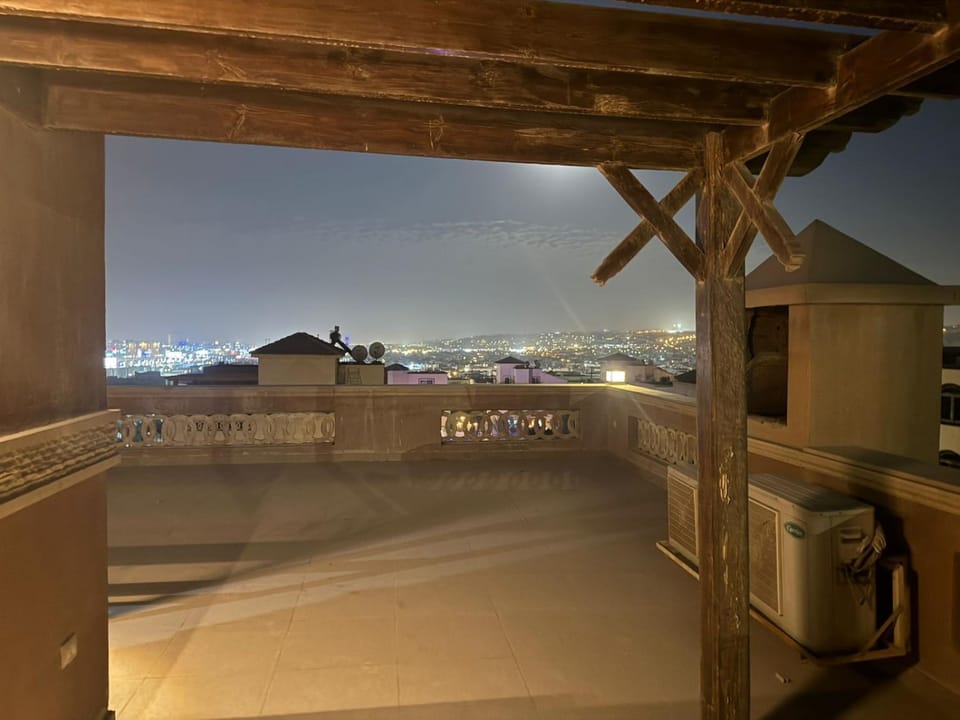 Night, View (from property/room), Balcony/Terrace