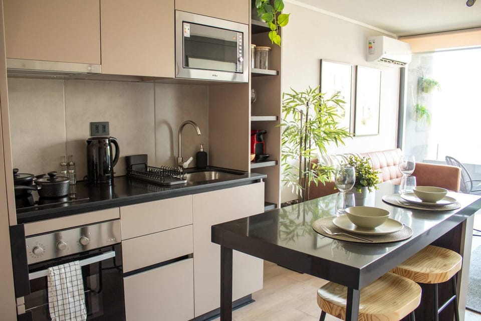 HOM I Amplio y Luminoso Depto TOP1 2PAX en Nunoa Apartment in Santiago