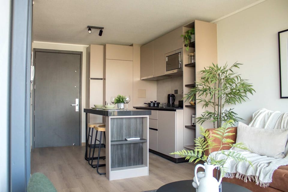 HOM I Amplio y Luminoso Depto TOP1 2PAX en Nunoa Apartment in Santiago