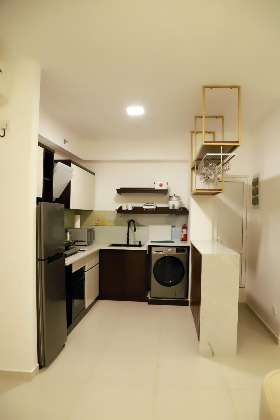 Kitchen or kitchenette, kitchen