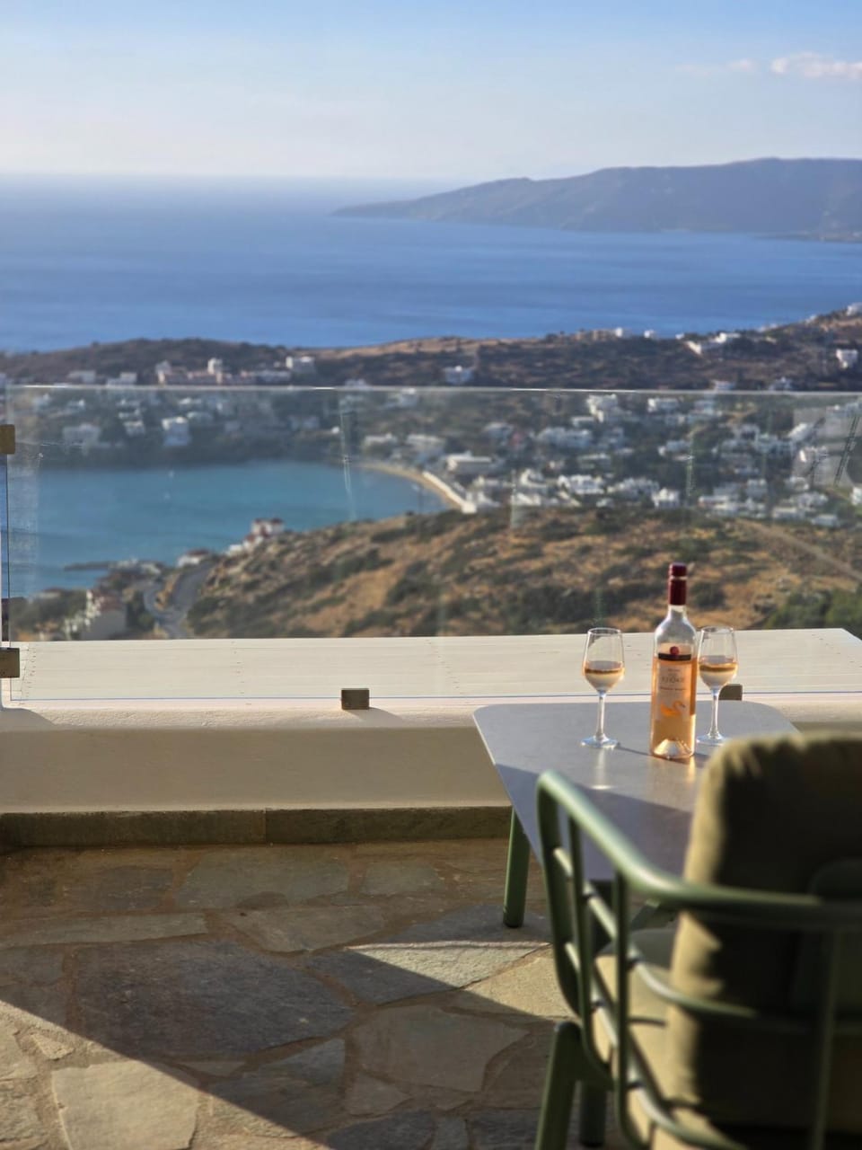Day, Natural landscape, View (from property/room), Balcony/Terrace, Seating area, Mountain view, Sea view
