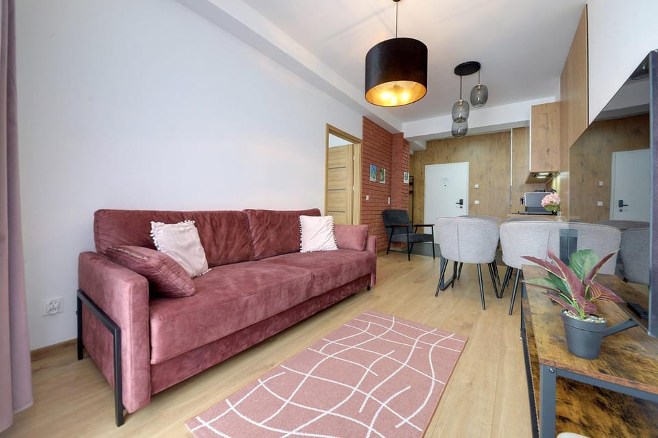 Kitchen or kitchenette, Living room, Seating area