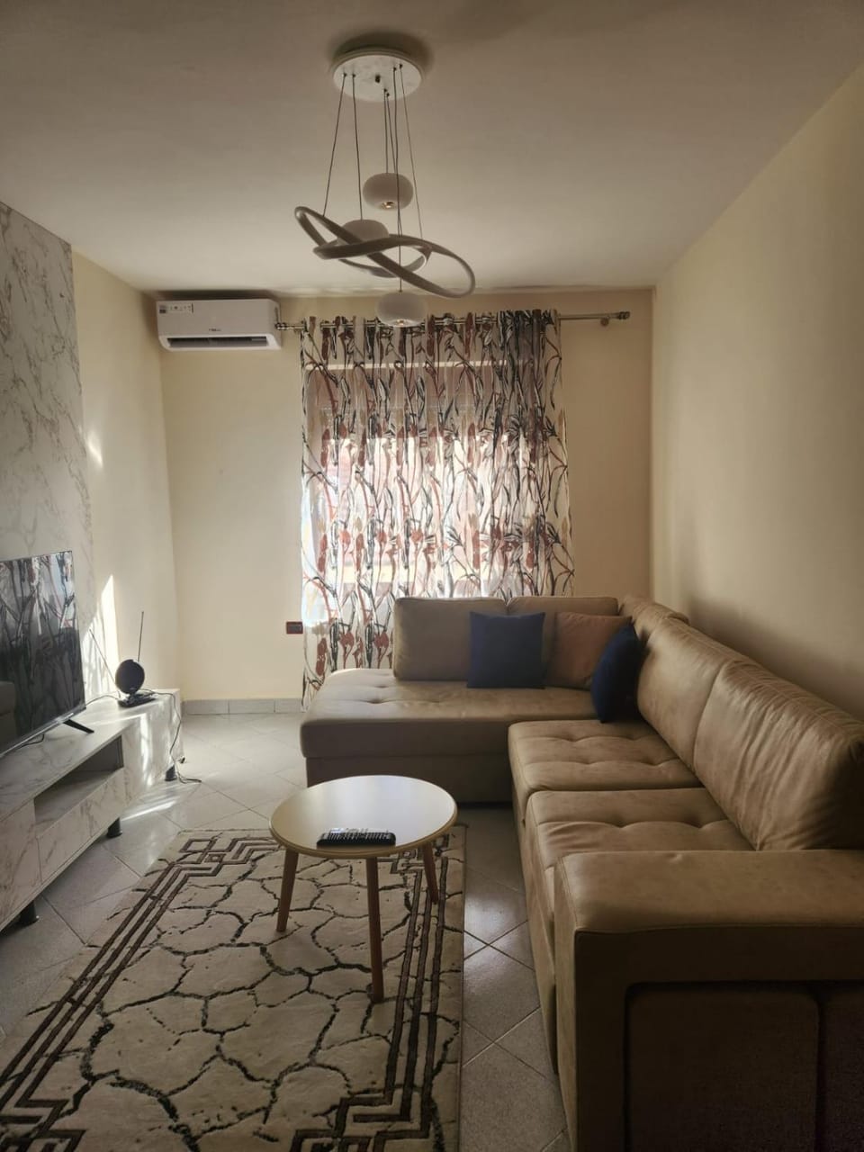 Living room, air conditioner