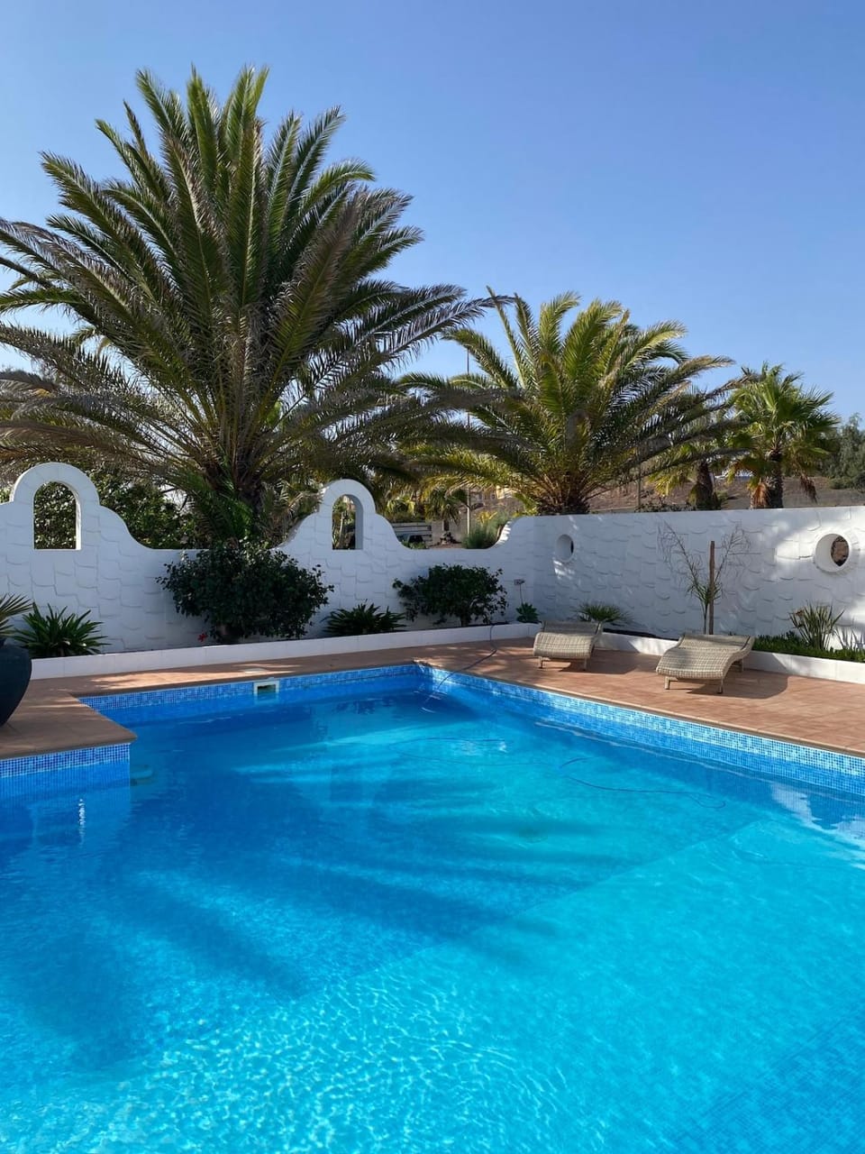 Pool view, Swimming pool, sunbed