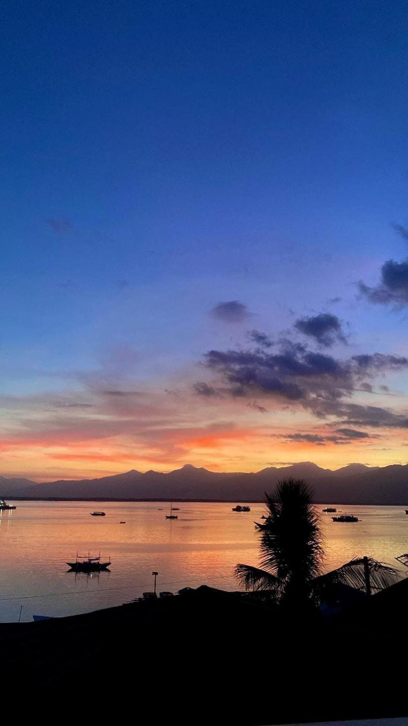 Natural landscape, Sea view, Sunset