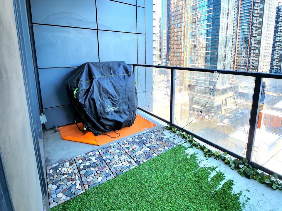 Property building, Patio, Day