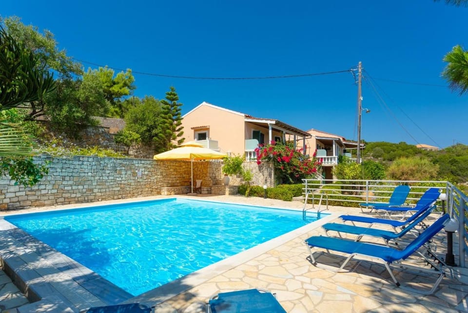 Property building, Living room, Swimming pool