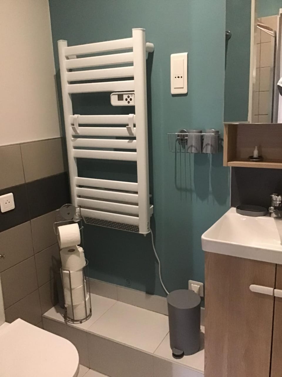 Shower, Toilet, Bathroom, towels