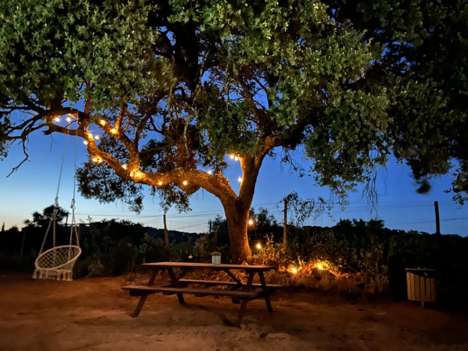 Night, Natural landscape, Balcony/Terrace