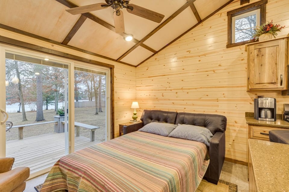 Minong Flowage Cabin w/ Fire Pit & Dock! Cabin in Wascott