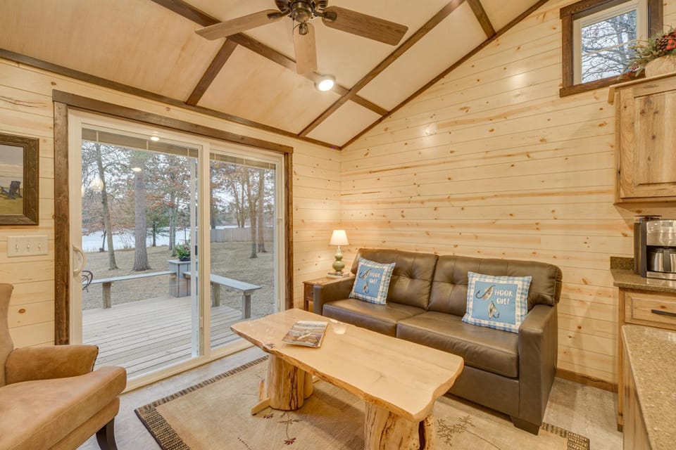 Minong Flowage Cabin w/ Fire Pit & Dock! Cabin in Wascott