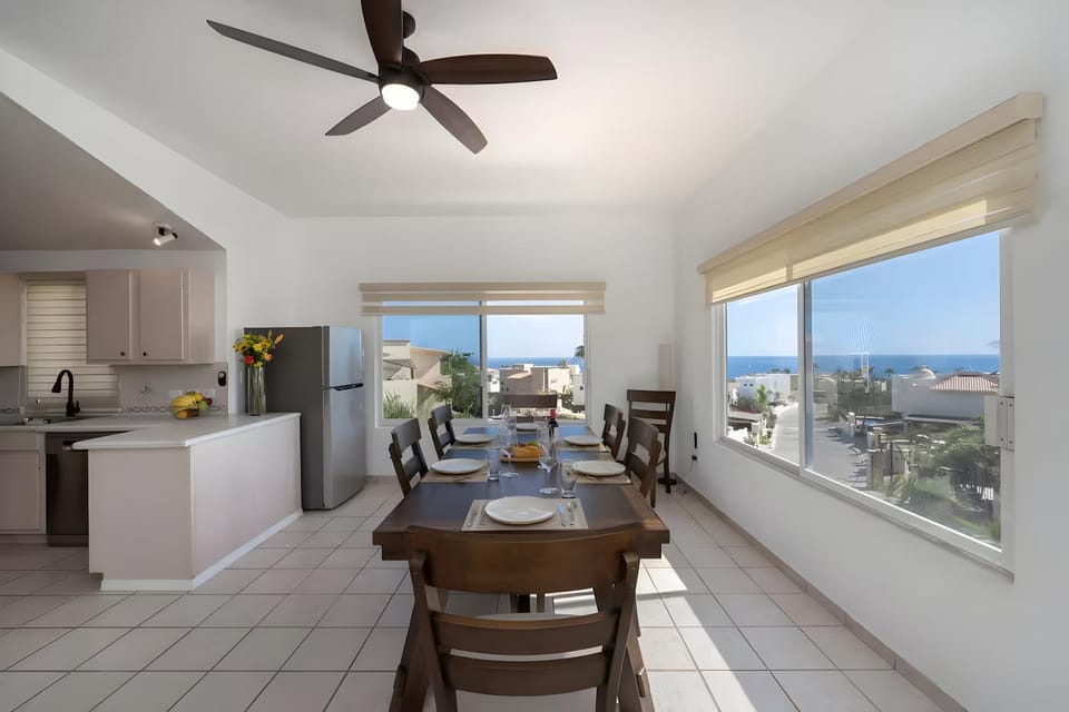 Natural landscape, View (from property/room), Balcony/Terrace, Kitchen or kitchenette, Dining area, Sea view, pet friendly