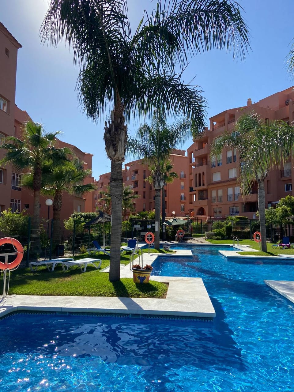 Property building, Garden, Garden, Swimming pool, sunbed