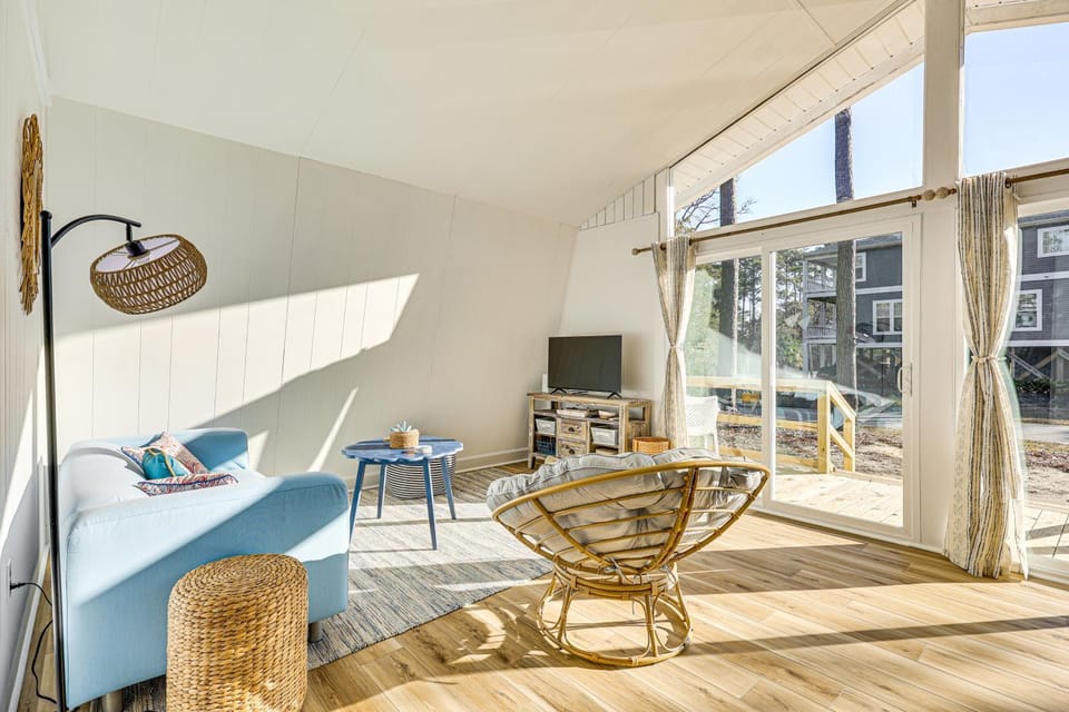 Boat, Fish & Bike: Oak Island Home w/ Large Yard House in Oak Island