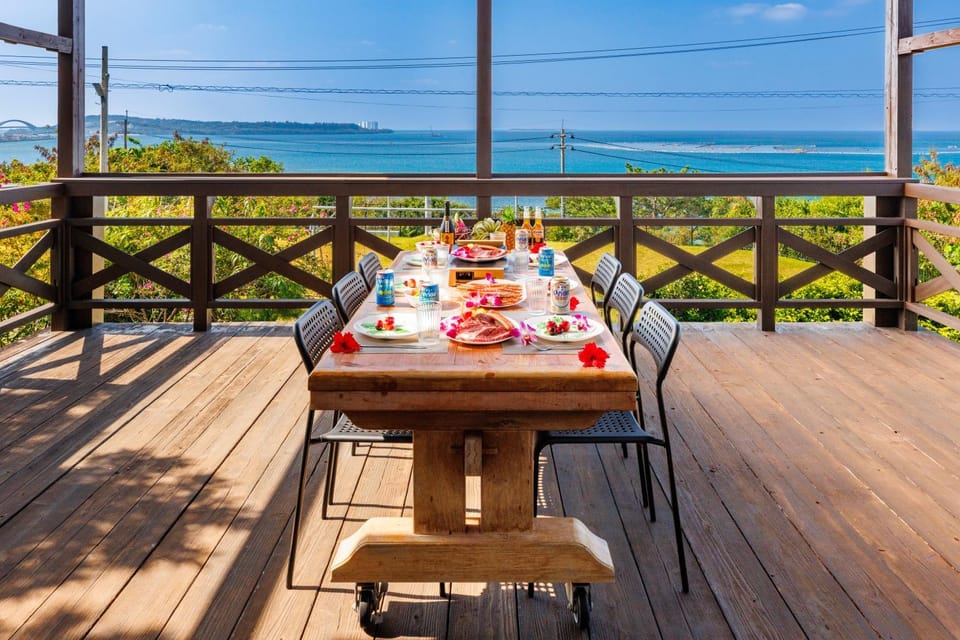 Natural landscape, BBQ facilities, Balcony/Terrace, Sea view