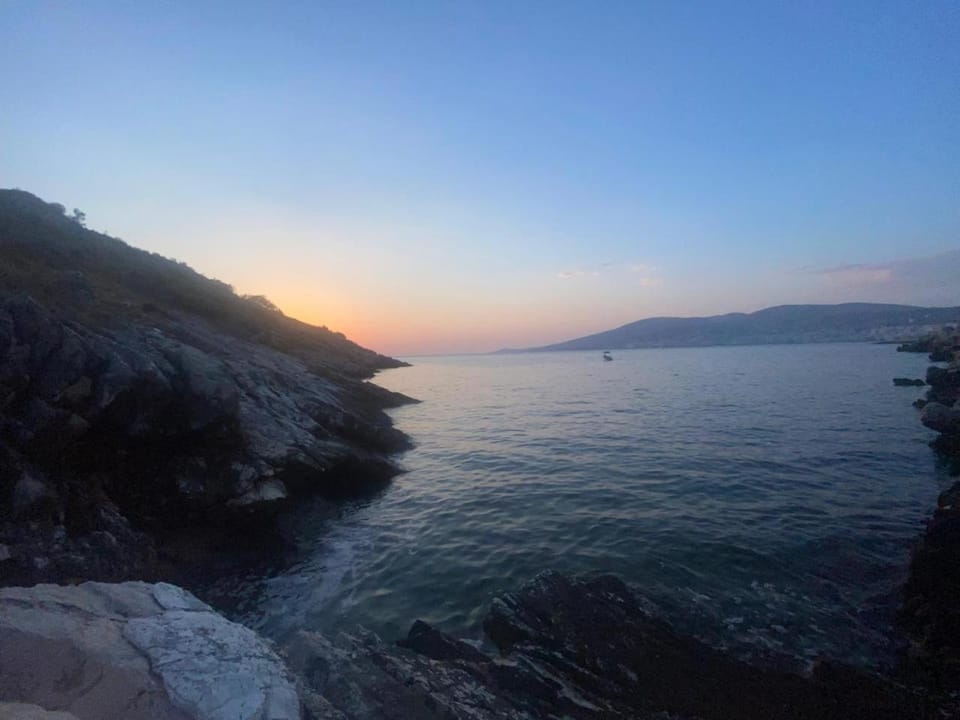 Nearby landmark, Beach, Sunset