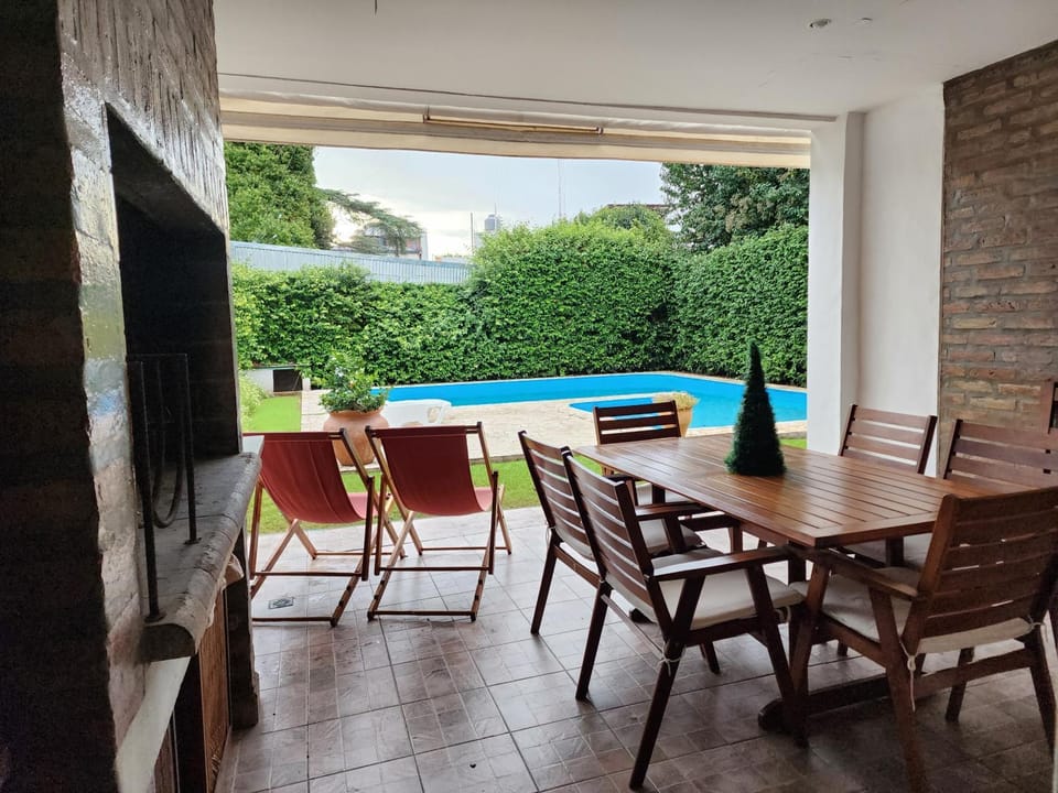Living room, Pool view, Swimming pool