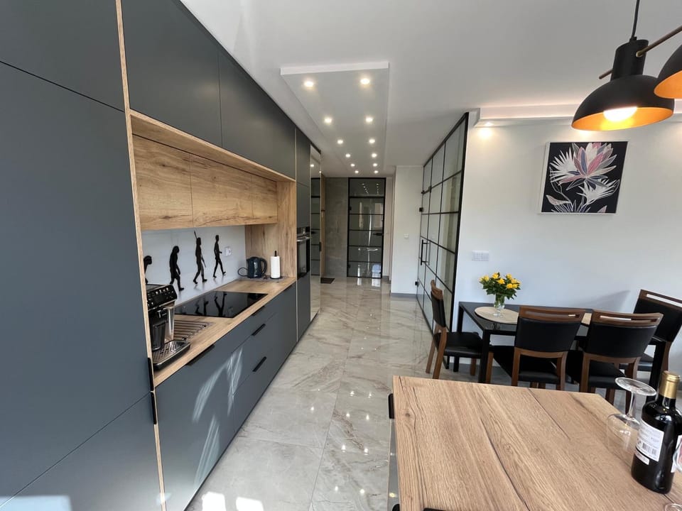 Living room, kitchen