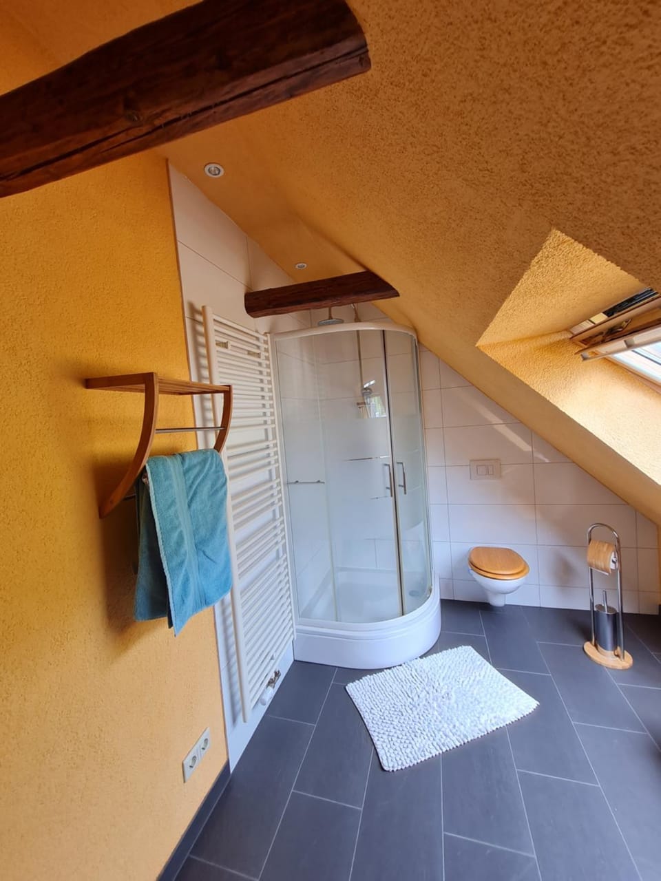 Shower, Bathroom, towels