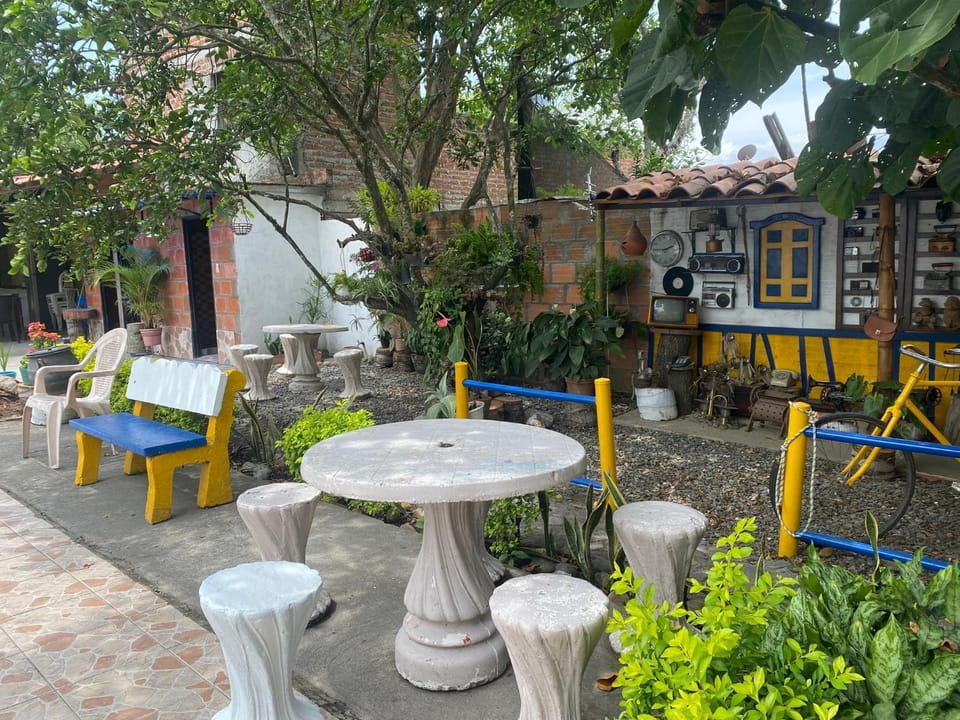 Patio, Seating area, Garden view