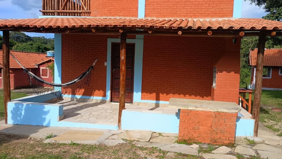 Pousada Recanto JF da Serra- Chalé Azulão Nature lodge in State of São Paulo