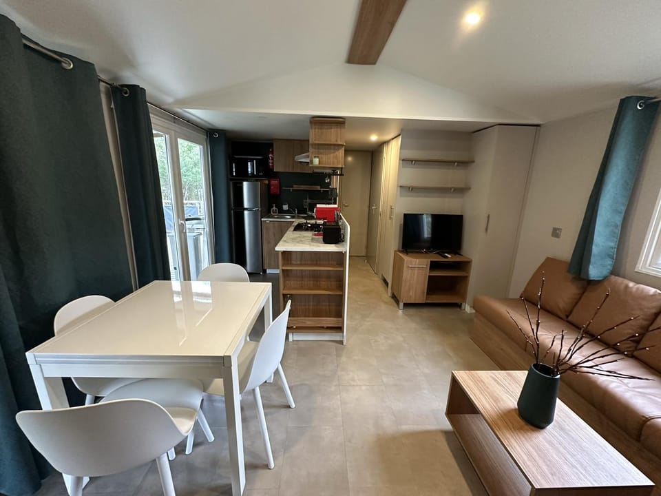 Communal lounge/ TV room, TV and multimedia, Kitchen or kitchenette, Living room, Seating area, Dining area