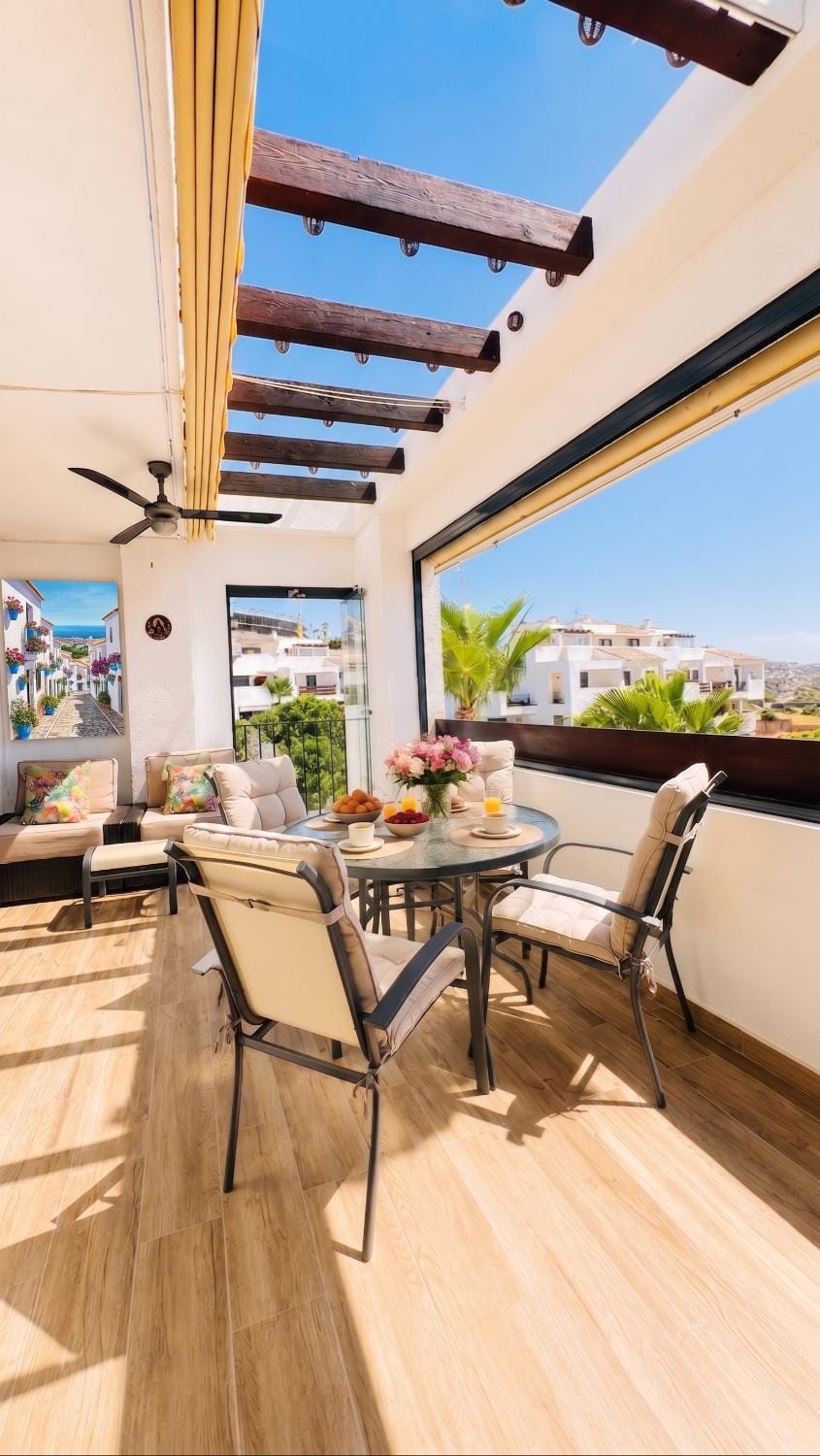Bird's eye view, Balcony/Terrace, Garden view