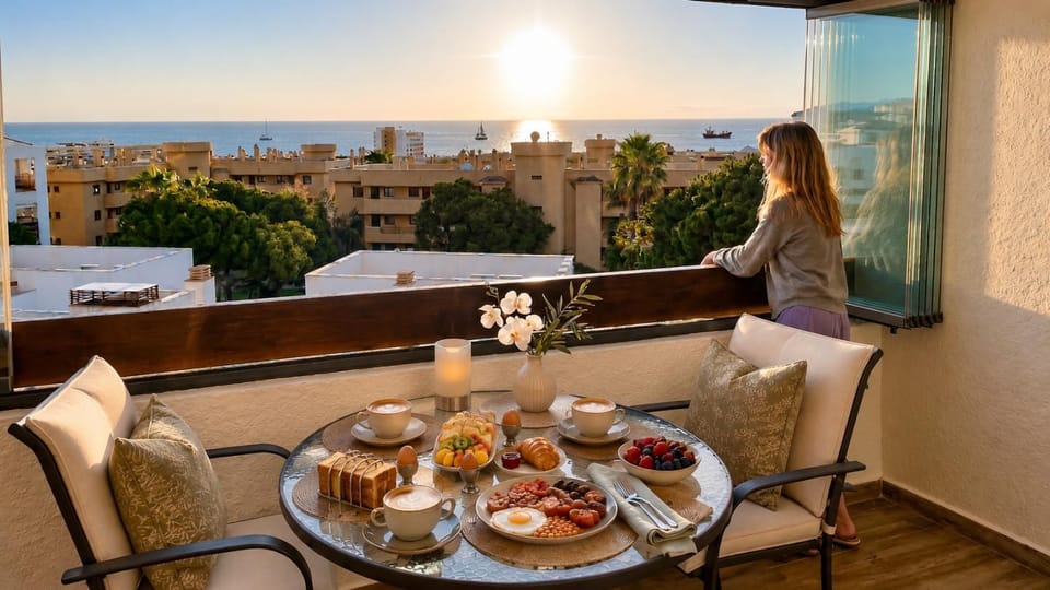 Bird's eye view, Garden, Balcony/Terrace, Sea view