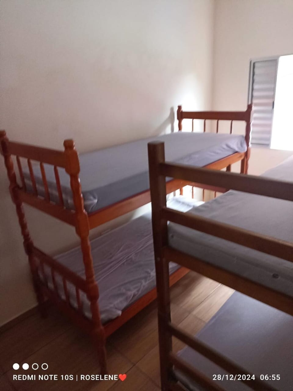 Photo of the whole room, bunk bed