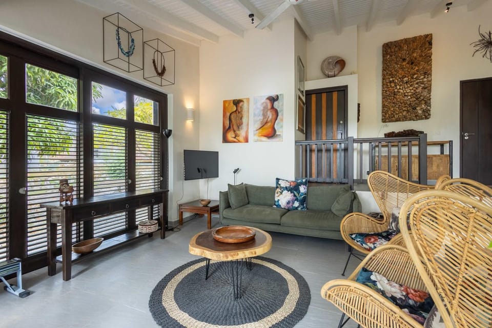 Blue Bay - Tropical Art Escape Apartment in Sint Michiel