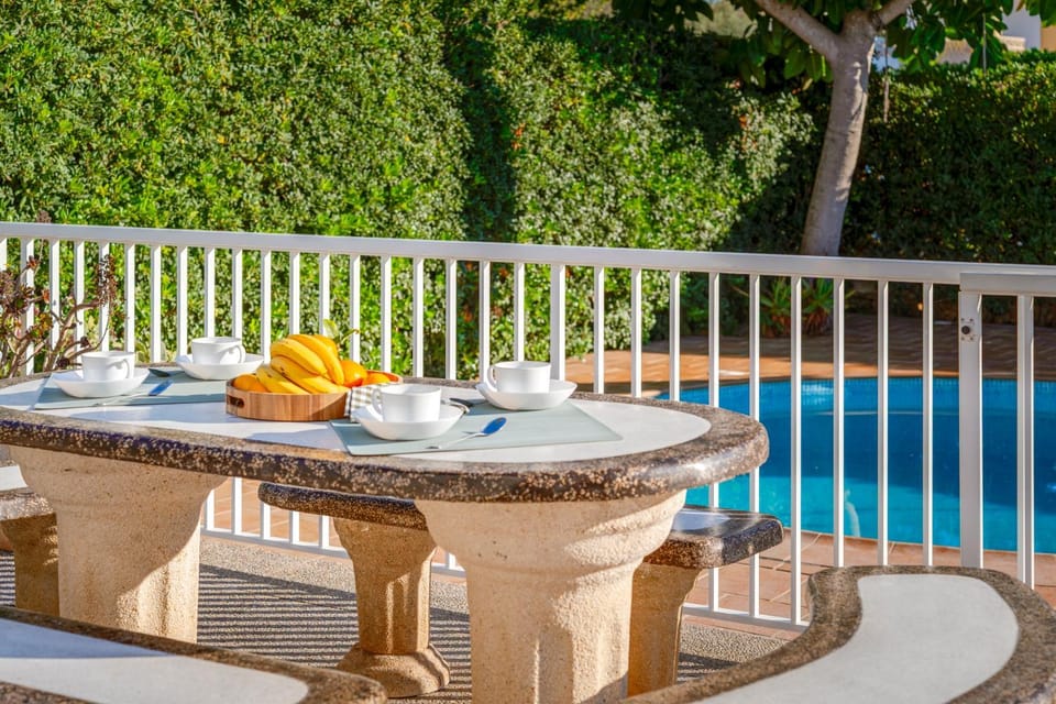 Patio, Off site, Day, Summer, Dining area, Pool view, Swimming pool