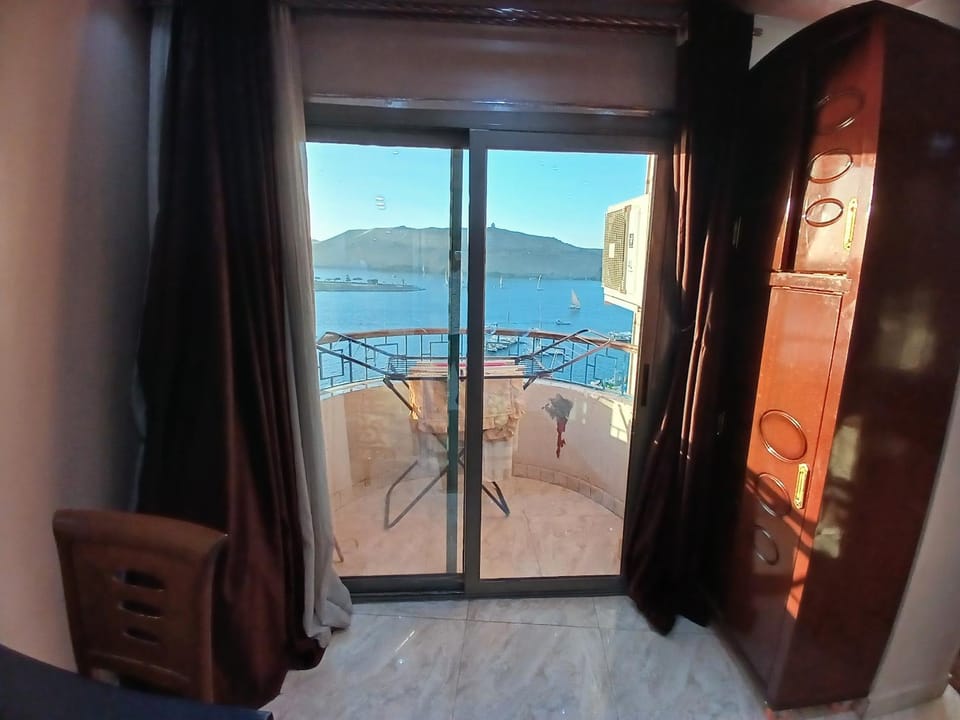 Living room, Seating area, Mountain view, River view
