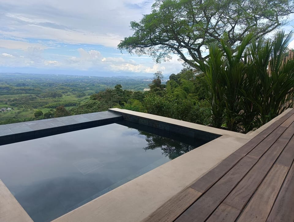 Day, Natural landscape, Mountain view, Pool view, Swimming pool