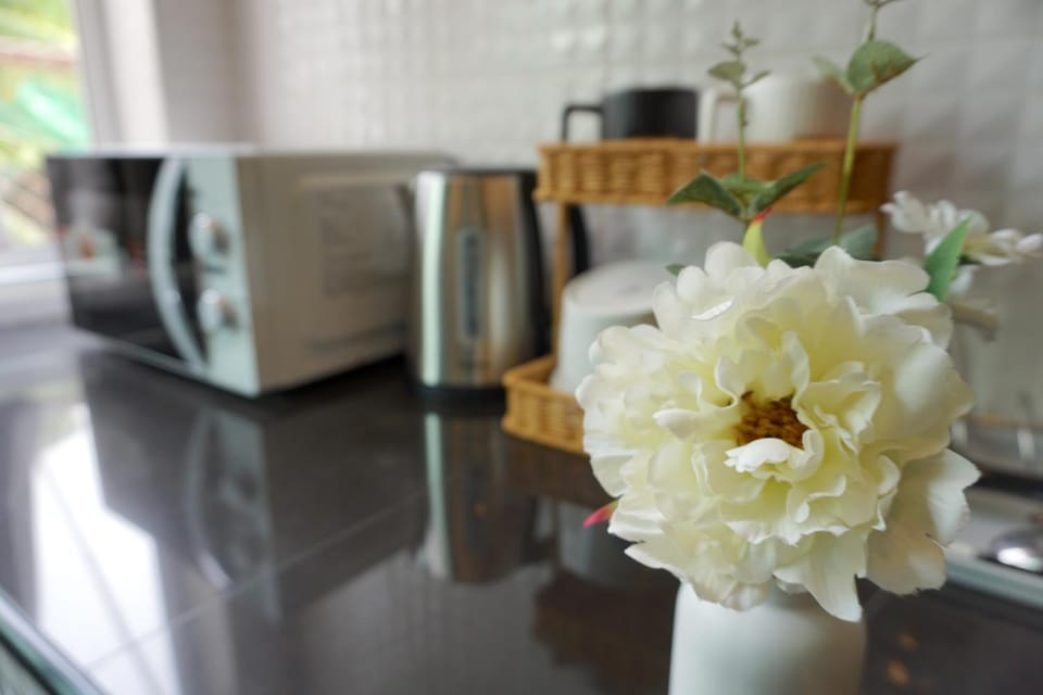 Coffee/tea facilities, Kitchen or kitchenette, microwave